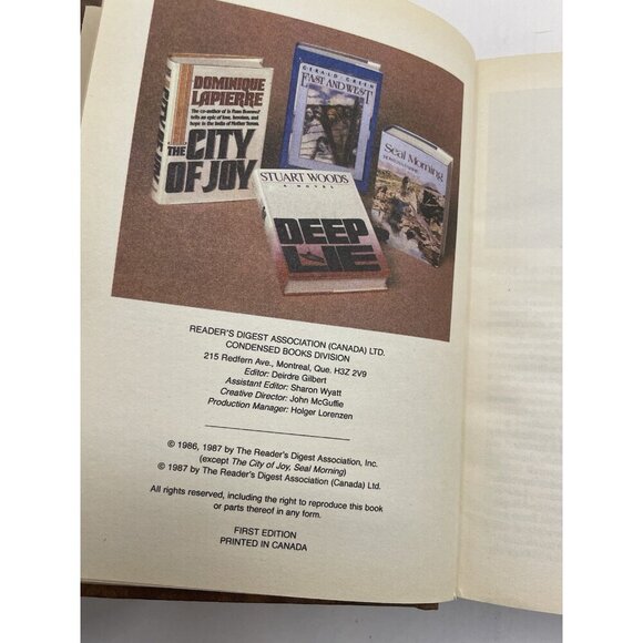 Reader’s Digest Condensed Books 1st Ed 1987 Leather Bound w/ Gilt Edges - NM - Picture 2 of 10